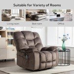 Oversized Power Recliner Chair with Massage and Heat