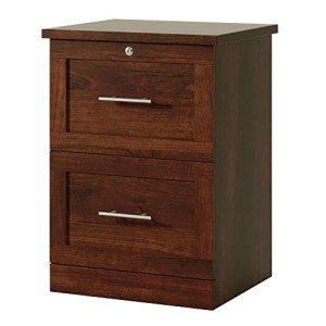 17" Vertical 2-Drawer File Cabinet in Cherry