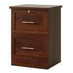 17" Vertical 2-Drawer File Cabinet in Cherry