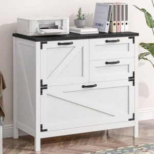 4-Drawer Wood Lateral File Cabinet for Home Office