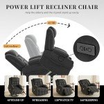 Power Lift Chair Recliner with Heat & Massage
