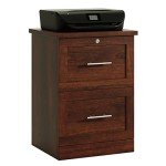 17" Vertical 2-Drawer File Cabinet in Cherry