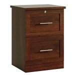 17" Vertical 2-Drawer File Cabinet in Cherry