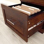 17" Vertical 2-Drawer File Cabinet in Cherry