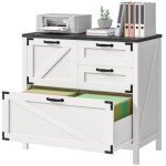 4-Drawer Wood Lateral File Cabinet for Home Office