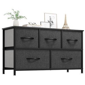 YITAHOME 5-Drawer Fabric Dresser for Bedroom