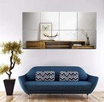 Ruomeng Frameless Full Length Mirror Tiles – 12” x 8