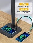 Double Head LED Desk Lamp with USB Charging