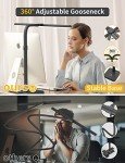 Double Head LED Desk Lamp with USB Charging