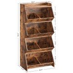 5-Tier Iron Bookcase with Open Storage Shelves