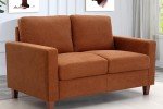 Mid Century Modern Loveseat Sofa for Small Spaces