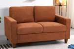 Mid Century Modern Loveseat Sofa for Small Spaces