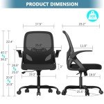 Modern Ergonomic Desk Chair with Lumbar Support