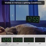 Battery Operated Digital Alarm Clock with Big Numbers
