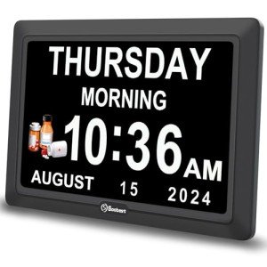 Large Display Alarm Clock for Seniors