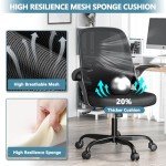 Modern Ergonomic Desk Chair with Lumbar Support