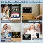 Large Display Alarm Clock for Seniors
