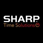 Charcoal Black Digital Alarm Clock with Blue Backlight