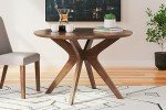 Lyncott Traditional Round Dining Table for 4