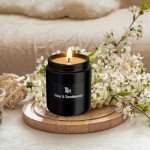 Christmas Scented Candle with Rose & Sandalwood