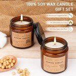 Scented Soy Candles Gift Set – 6 Pack
