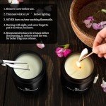 Christmas Scented Candle with Rose & Sandalwood