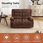 BOSMILLER Reclining Loveseat with Cup Holders