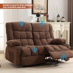 BOSMILLER Reclining Loveseat with Cup Holders