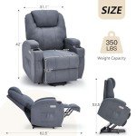Esright Electric Lift Recliner Chair for Seniors