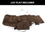 Irene House Big & Tall Lay Flat Recliner