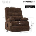 Irene House Big & Tall Lay Flat Recliner