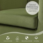 Olive Green Velvet Accent Chairs - Modern Comfort