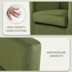 Olive Green Velvet Accent Chairs - Modern Comfort