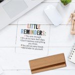 You Are Enough Inspirational Acrylic Desk Sign