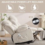 BOSMILLER Electric Recliner Chair with Heat & Massage