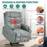 YITAHOME Electric Lift Recliner Chair with Massage