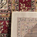 Lyndhurst 9' x 12' Ivory & Red Area Rug