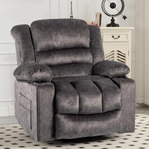 Modern Ergonomic Recliner Chair with 360° Swivel