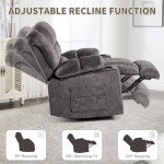 Modern Ergonomic Recliner Chair with 360° Swivel
