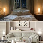 Fenmzee Set of 2 Nightstand Lamps with USB Port