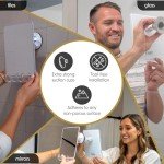 Fogless Shower Mirror with Razor Holder