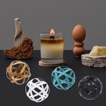 Blue Decorative Metal Sphere Orbs for Home Decor