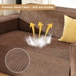 Modern Brown Memory Foam 2-Seater Sofa Couch