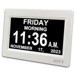 7-Inch Digital Alarm Clock for Seniors