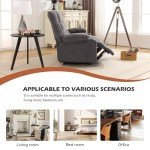 BOSMILLER Reclining Loveseat with Cup Holders