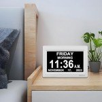 7-Inch Digital Alarm Clock for Seniors
