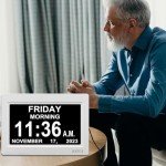7-Inch Digital Alarm Clock for Seniors