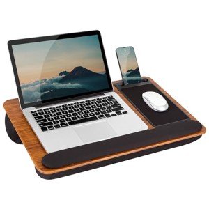 Lapgear Espresso Woodgrain Home Office Lap Desk
