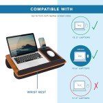 Lapgear Espresso Woodgrain Home Office Lap Desk