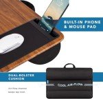 Lapgear Espresso Woodgrain Home Office Lap Desk